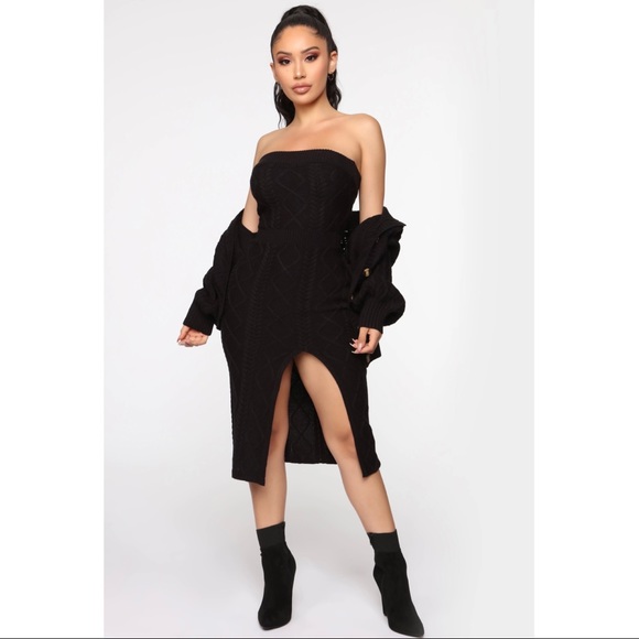 Fashion Nova Dresses & Skirts - Fashion Nova Black Dress Set